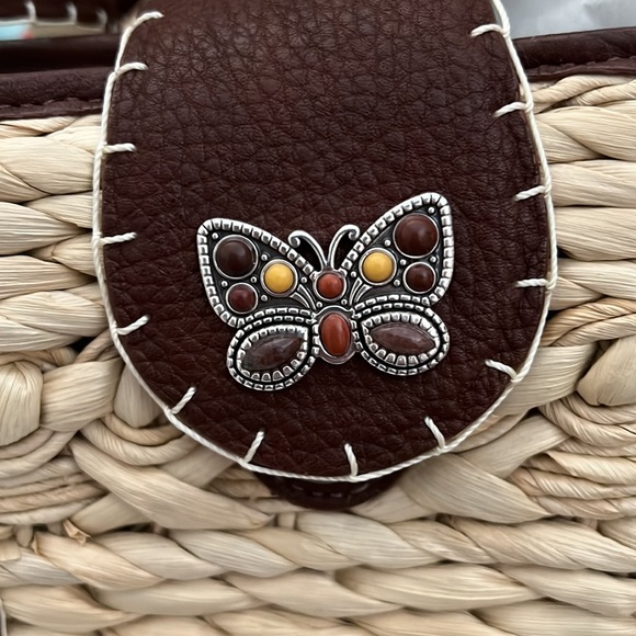 Brighton Butterfly Flight Wicker Bag - Picture 2 of 12